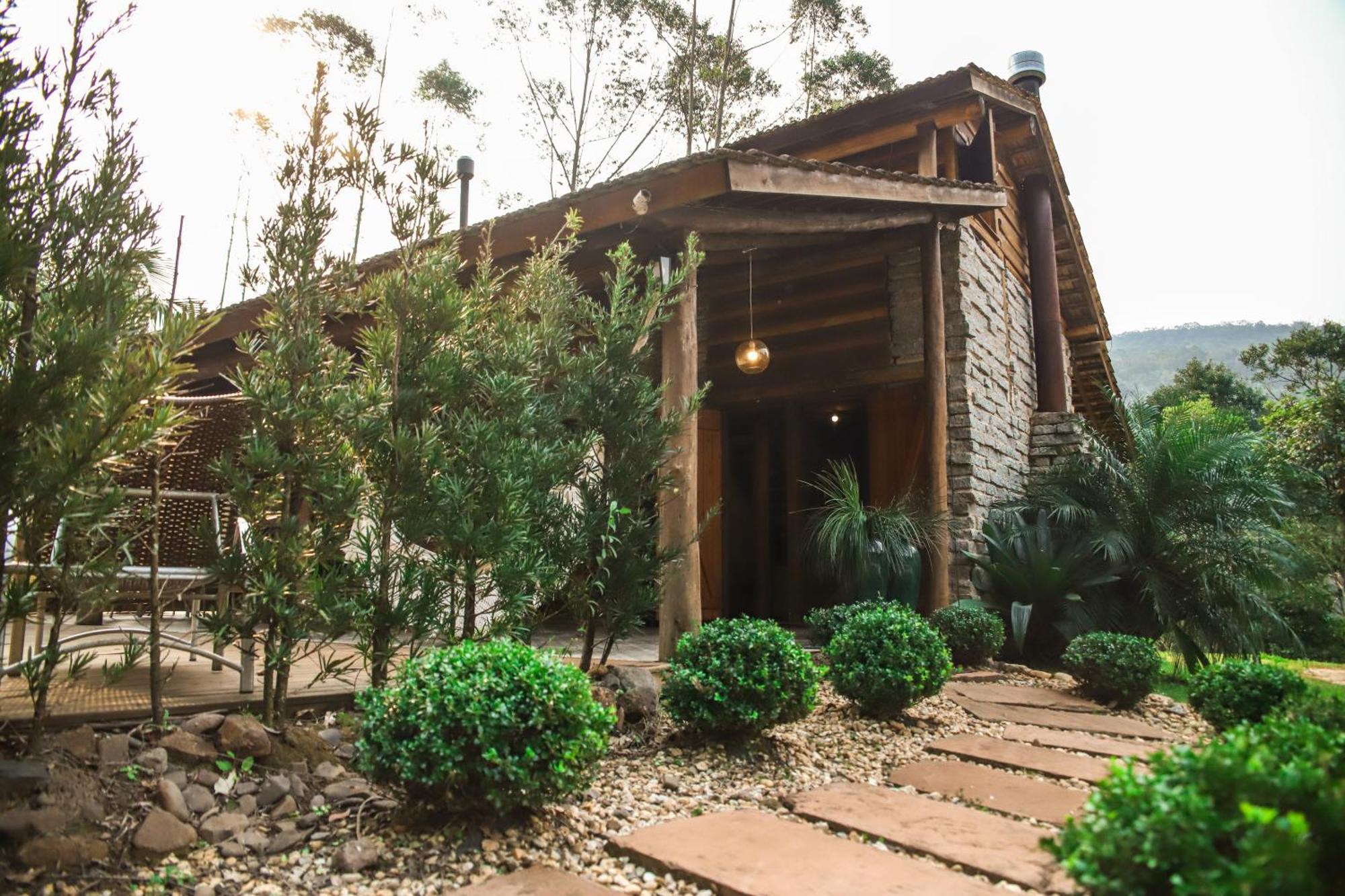 Chale Casa De Pedra, Vivenda Serra Velha, Chales De Montanha Timbe do Sul Екстериор снимка