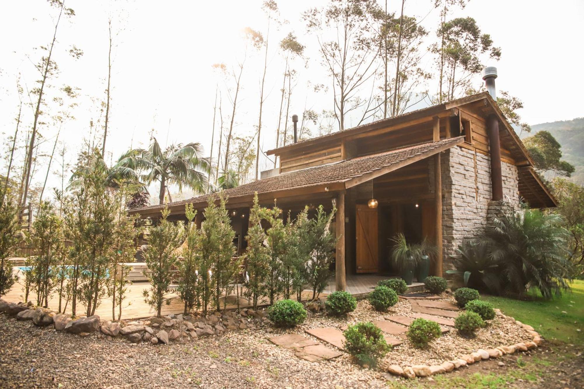 Chale Casa De Pedra, Vivenda Serra Velha, Chales De Montanha Timbe do Sul Екстериор снимка