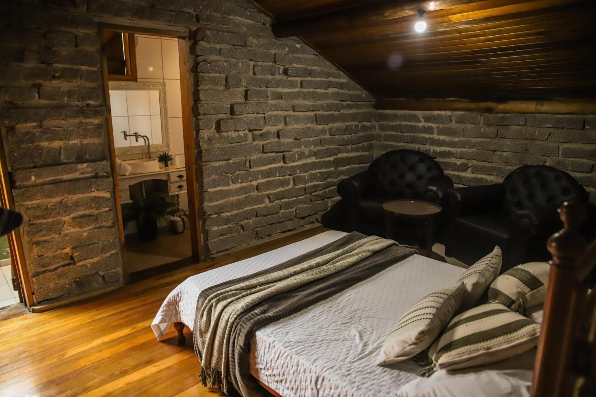 Chale Casa De Pedra, Vivenda Serra Velha, Chales De Montanha Timbe do Sul Екстериор снимка